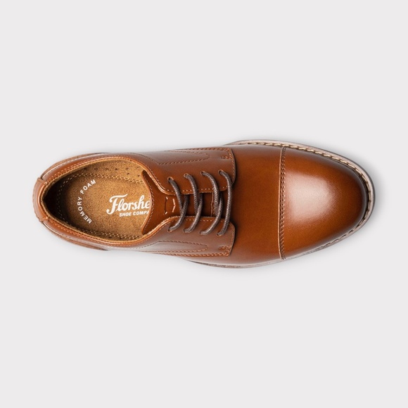 Juniors Florsheim Rucci Cap Toe Oxford in Cognac. 16687 221 - Picture 3 of 6